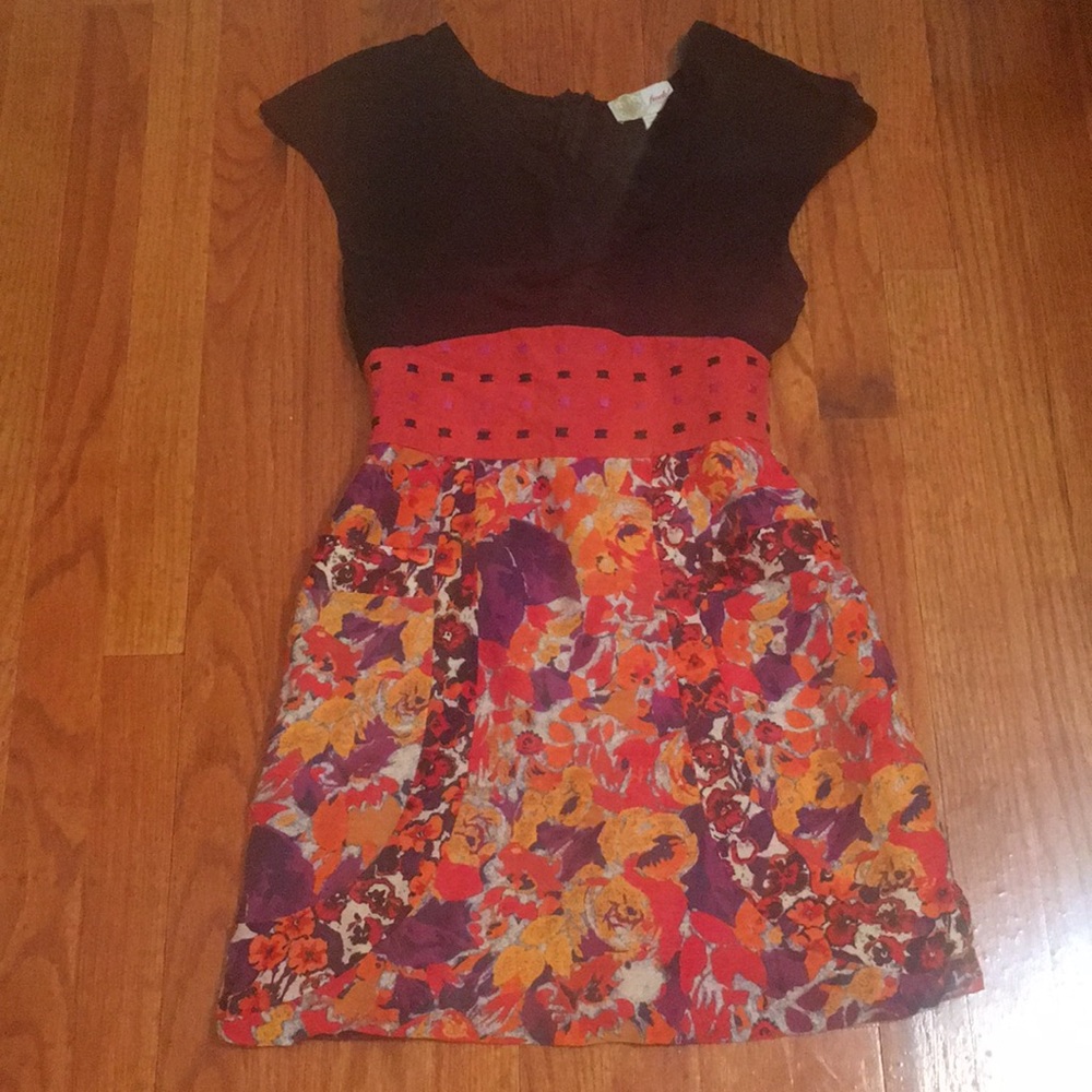 Tracy Reese black floral dress